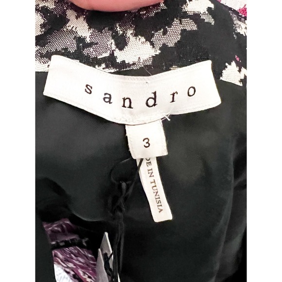 Sandro Strapless Mini Dress Size Large NWT - Picture 9 of 9